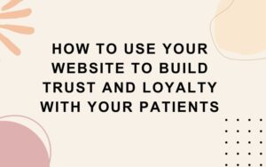 build trust with your website wellness business