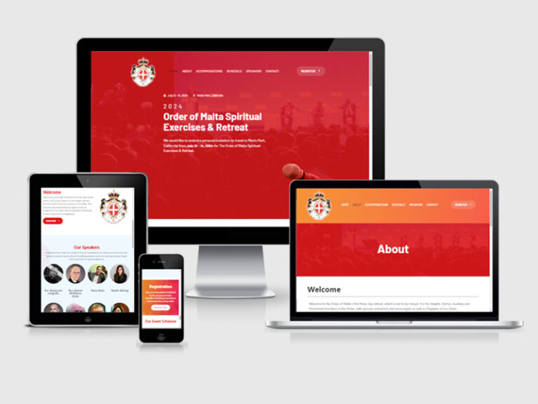 conference website design
