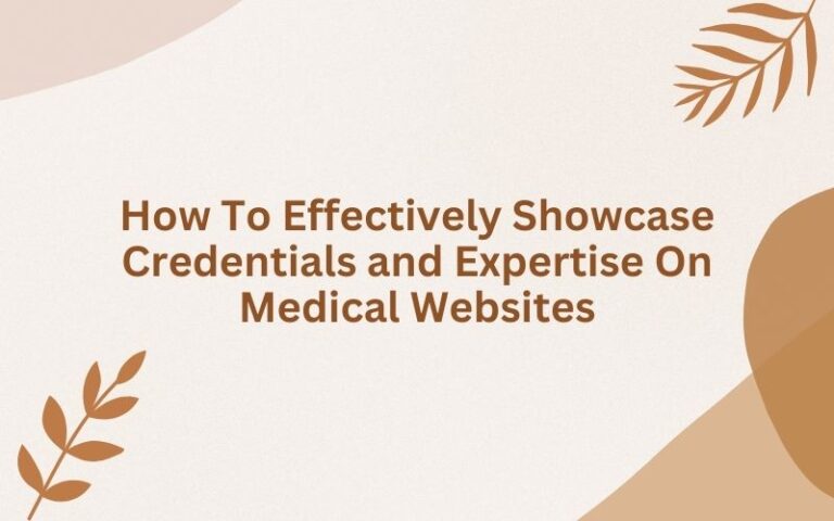 medical website credentials