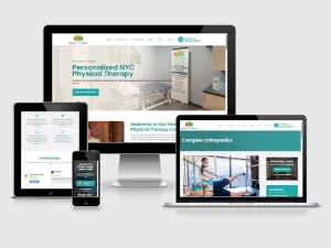 physical therapy website design