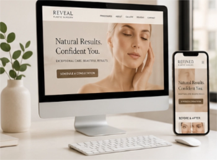 cosmetic surgery web design