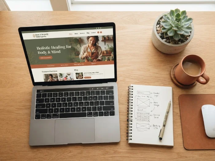 naturopathic web design